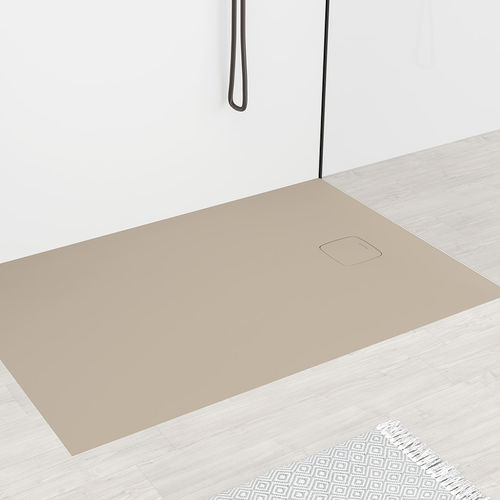 Rectangular shower base - COVER - SANYCCES - built-in / ceramic / non-slip