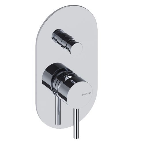 Shower mixer tap - LOOP - SANYCCES - wall-mounted / brass / copper