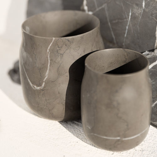 Contemporary vase - DUNA - SANYCCES - marble / sustainable / commercial