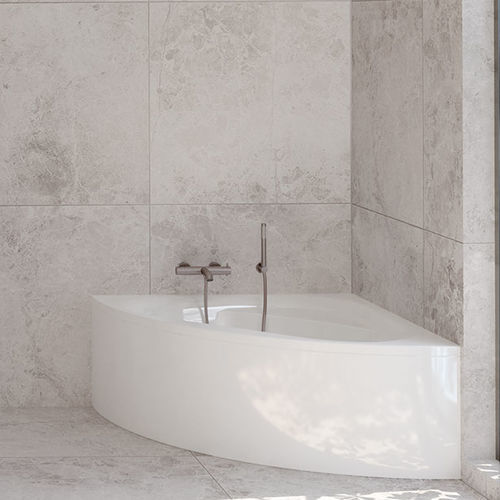 Corner bathtub - BRISA - SANYCCES - for homes / resin / acrylic resin