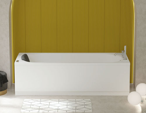 Home bathtub - SERENA - SANYCCES - acrylic / contemporary / with headrest