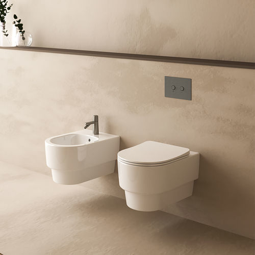 Wall-hung toilet - FRANC - SANYCCES - ceramic / home / commercial