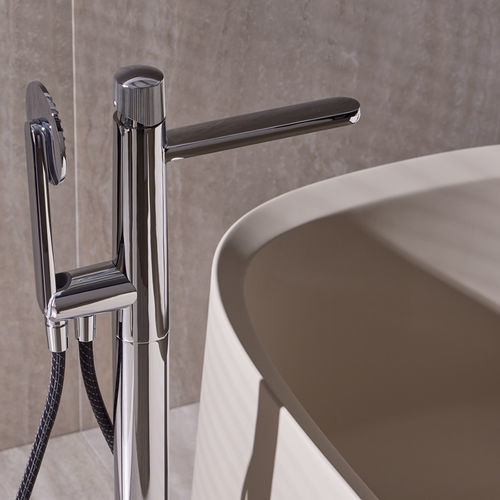 Bathtub faucet - DEDAL - SANYCCES - freestanding / standard / brass