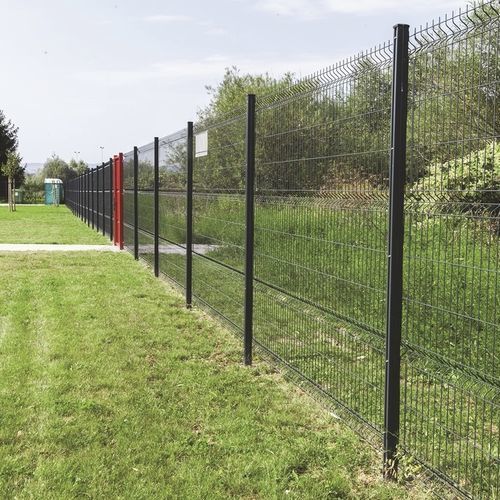 Welded mesh fence - VEGA 3D - WISNIOWSKI - industrial / residential / galvanised steel