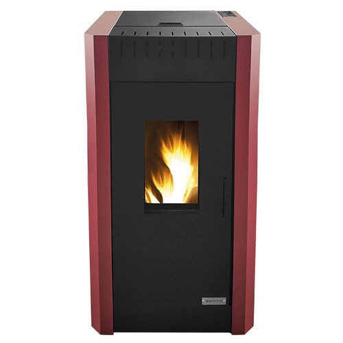 Pellet heating stove - FLORA 15 - ZANTIA - 4 kW / 5 kW...10 kW / free-standing