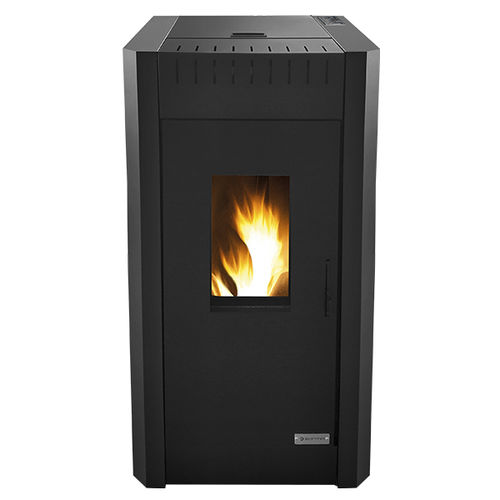 Pellet heating stove - NABIA 18 - ZANTIA - 5 kW...10 kW / 10 kW...20 kW / free-standing