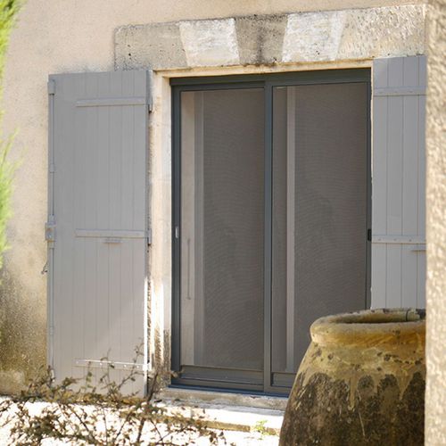 Sliding screen - MOUSTIGLISS - MARITON - for sliding doors