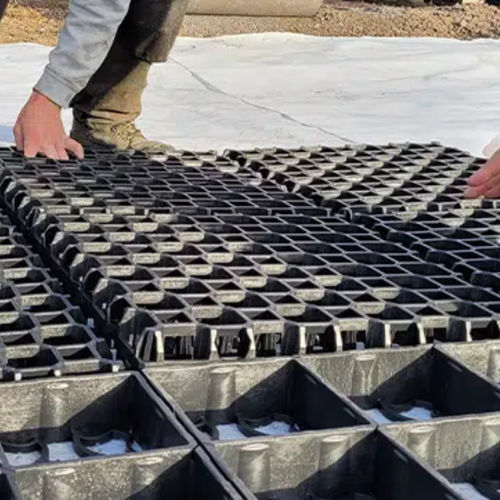 Recycled plastic grass grid - NGR65 - NIDAPLAST - low-density polyethylene (LDPE)