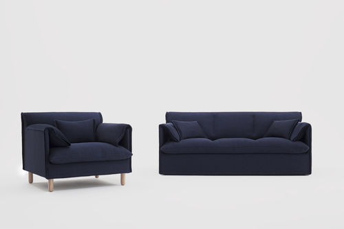 Contemporary armchair - BOO - Comforty - fabric