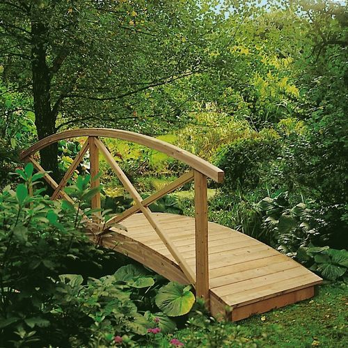 Wooden bridge - RIALTO - Braun Wuerfele - truss / pedestrian / fixed