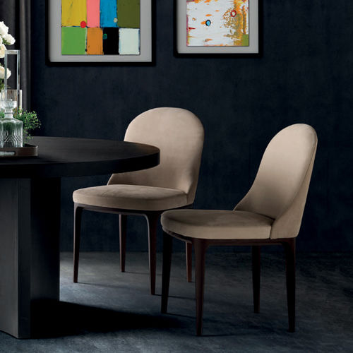 Contemporary chair - GRETA - marac srl - indoor / fabric / leather