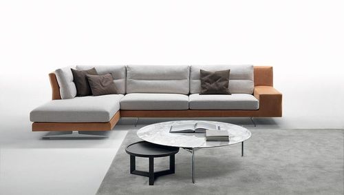 Modular sofa - TALETE - marac srl - contemporary / fabric / leather