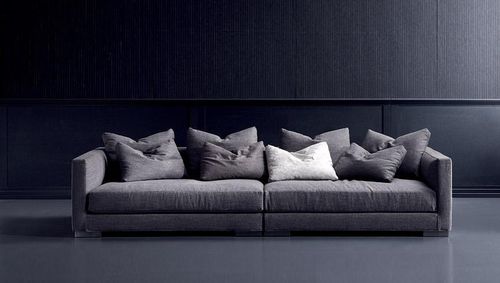 Contemporary sofa - TANGO - marac srl - fabric / with removable cover / beige