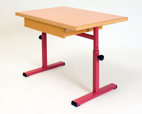 Contemporary table - 206 - Embru - wooden / rectangular / adjustable