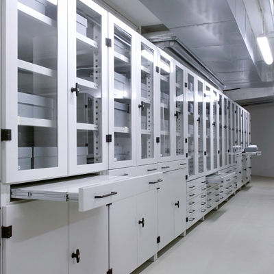 Museum shelving - OBJECT - staba Arte - standard / metal / modular