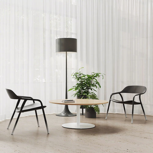 Contemporary visitor chair - LESSTHANFIVE - Steelcase EMEA - indoor / carbon / carbon fiber