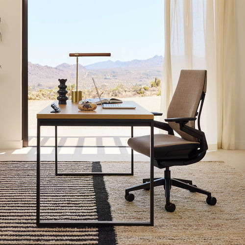 Modern office chair - GESTURE® - Steelcase - for indoor use / vinyl / leather