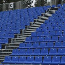 Prefab stadium seating - HC80|40 - Daplast, S.L. - mobile / disassemblable / for outdoor use