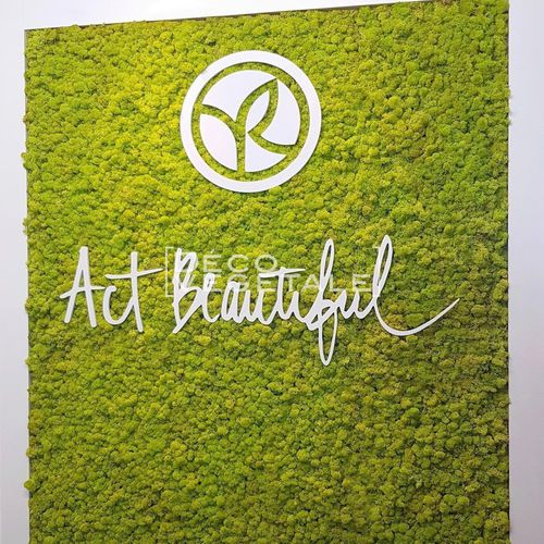 Indoor green wall - SCANDINAVIAN - deco-vegetale - with modular structure / acoustic