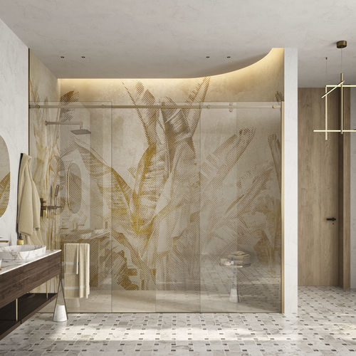 Contemporary wallpaper - This is Palma - Inkiostro Bianco - Tela® / fiberglass / vinyl