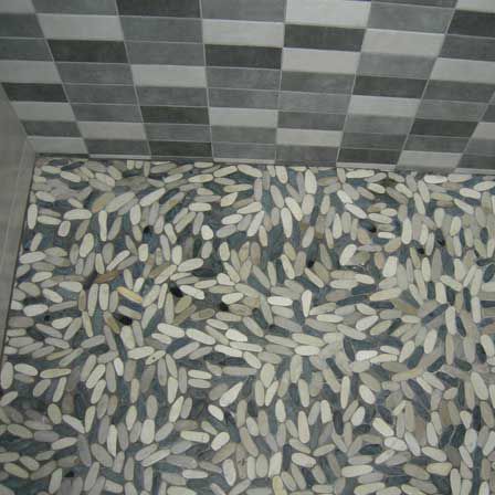 Pebble mosaic tile - MOS-208 - Tercocer - indoor / outdoor / wall