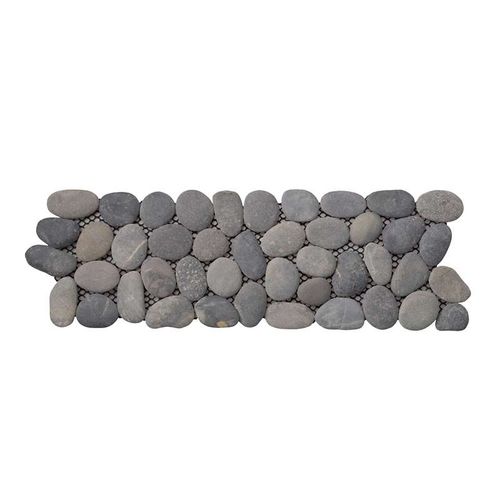 Natural stone border tile - MOS-252  - Tercocer - pebble / mosaic