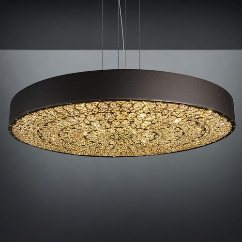 Pendant lamp - ARABESQUE CHRYSLER - VGnewtrend - metal / crystal / original design