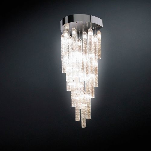 Contemporary wall light - ANDY - VGnewtrend - indoor / steel / Murano glass