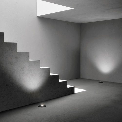 Floor spotlight - FACE-UP - PUK LIGHTING - LED / round / outdoor