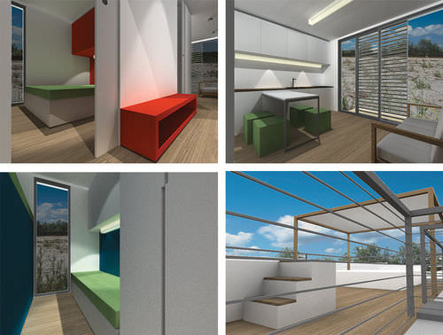 Prefab micro-house - T04 - c.m.c.2. 0 - contemporary
