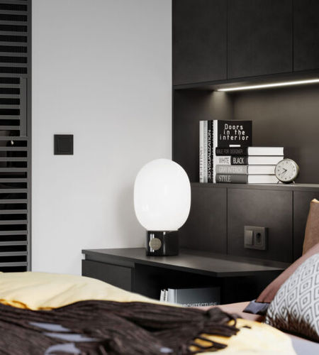 Indoor wall-covering - LL CHARCOAL DARK - SIBU DESIGN - leather look / commercial / panel