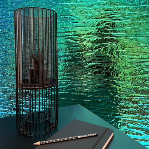 Cover decorative panel - SL CRASHED Aqua - SIBU DESIGN - furniture / wall-mounted / for furniture