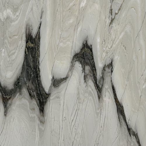 Marble stone slab - CIPOLLINO RENOIR - Nikolaus Bagnara S.p.A. - for floor / marble look / white
