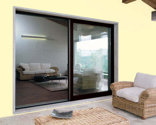 Entry door - NAVELLO S.p.A. - glass / sliding / glazed