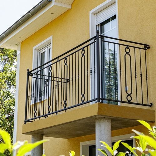 Cast iron railing - BR 07 - Ghisarredo - balustrade / indoor / outdoor
