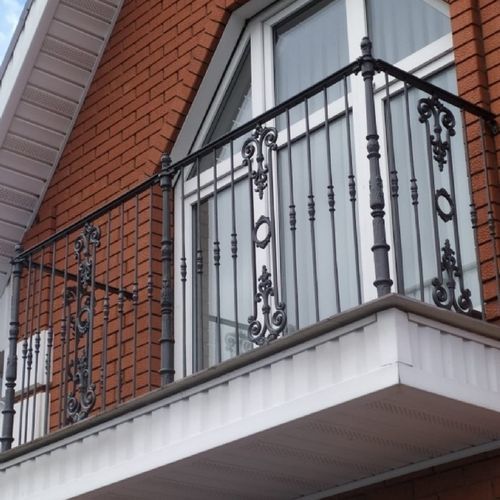 Cast iron railing - BR 19 - Ghisarredo - balustrade / indoor / outdoor