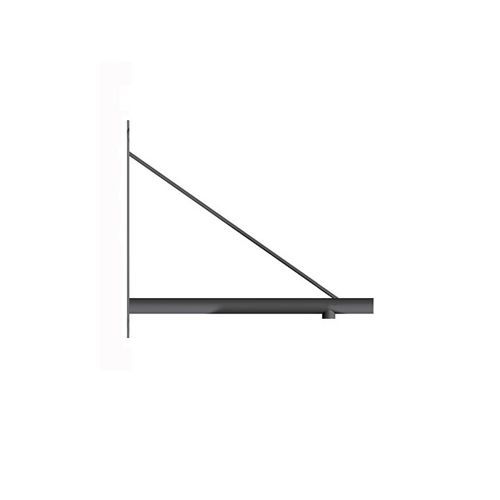 Hot-dip galvanised steel lamp post arm - LC 0102 - Ghisarredo