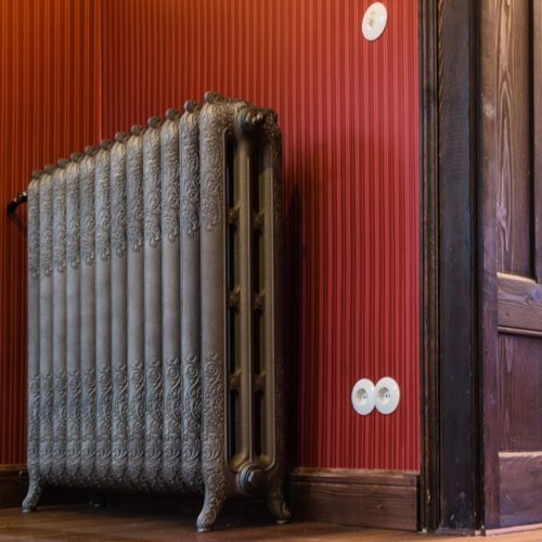 Hot water radiator - FLOREAL - Ghisarredo - 0...500 w / traditional / cast iron
