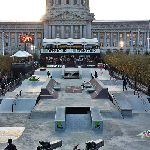 Concrete skatepark - DEW TOUR STREET 2013 - Spohn Ranch Skateparks