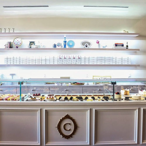 Counter refrigerated display case - GEM R4 DELI - Oscartek - for pastry shops / for bakery / stainless steel
