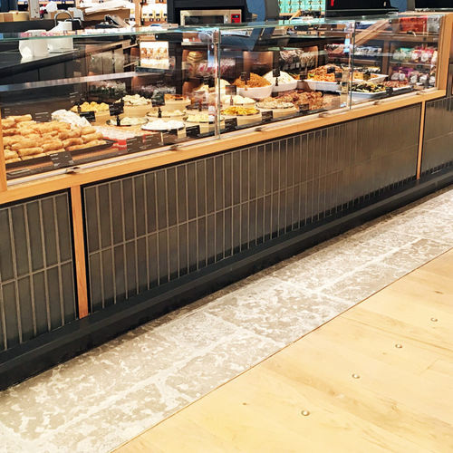 Counter refrigerated display case - ROSA PRO DELI - Oscartek - for pastry shops / for bakery / stainless steel