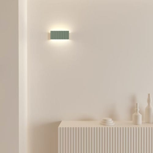 Contemporary wall light - DUNE - Nexia - indoor / aluminum / rectangular