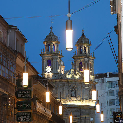 LED cable lighting CHP AND CHV Setga round / stainless steel / outdoor