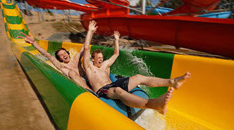 Upright slide - THUNDER CRUISE - Arihant Industrial Corporation Limited - for water park / rafting