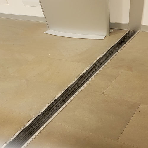 Rubber expansion joint K FLOOR G100 Tecno K Giunti aluminum