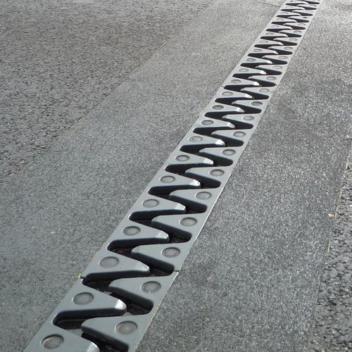 Steel expansion joint TENSACRETE RELS Mageba for bridge