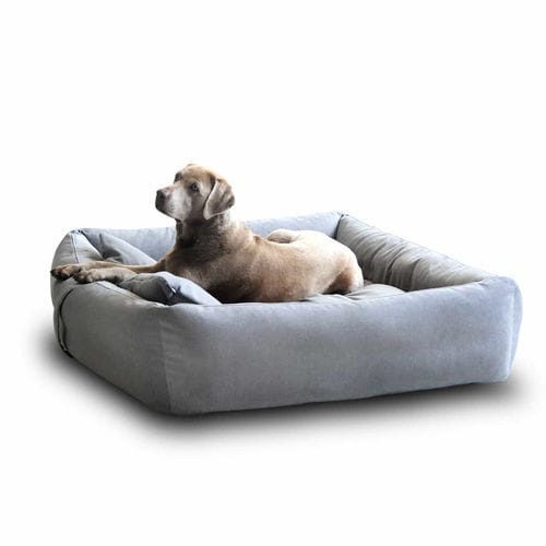 Cotton dog bed - BOOX - pet.interiors - velvet / machine washable