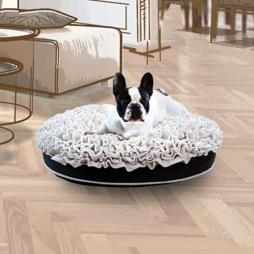 Pet dogs and cats cushion - ROSE - pet.interiors - round / plain / home