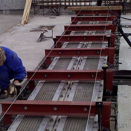 Metal expansion joint - MAT MULTIPLE-SEAL - Maurer SE - for bridge construction / road / drive-over