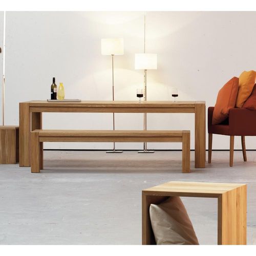 Contemporary table - VALENTINO - Jankurtzmöbel - oak / rectangular